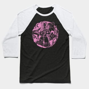 Light Pink Aries Beauty Baseball T-Shirt